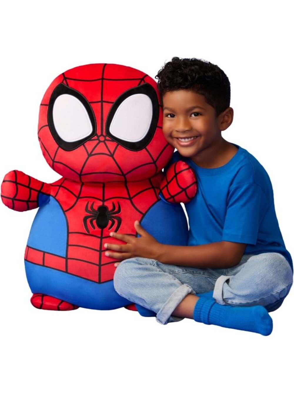 26in Jumbo Spidey HugMees - Ultrasoft Plush Toy for Marvel Fans, Perfect Gift